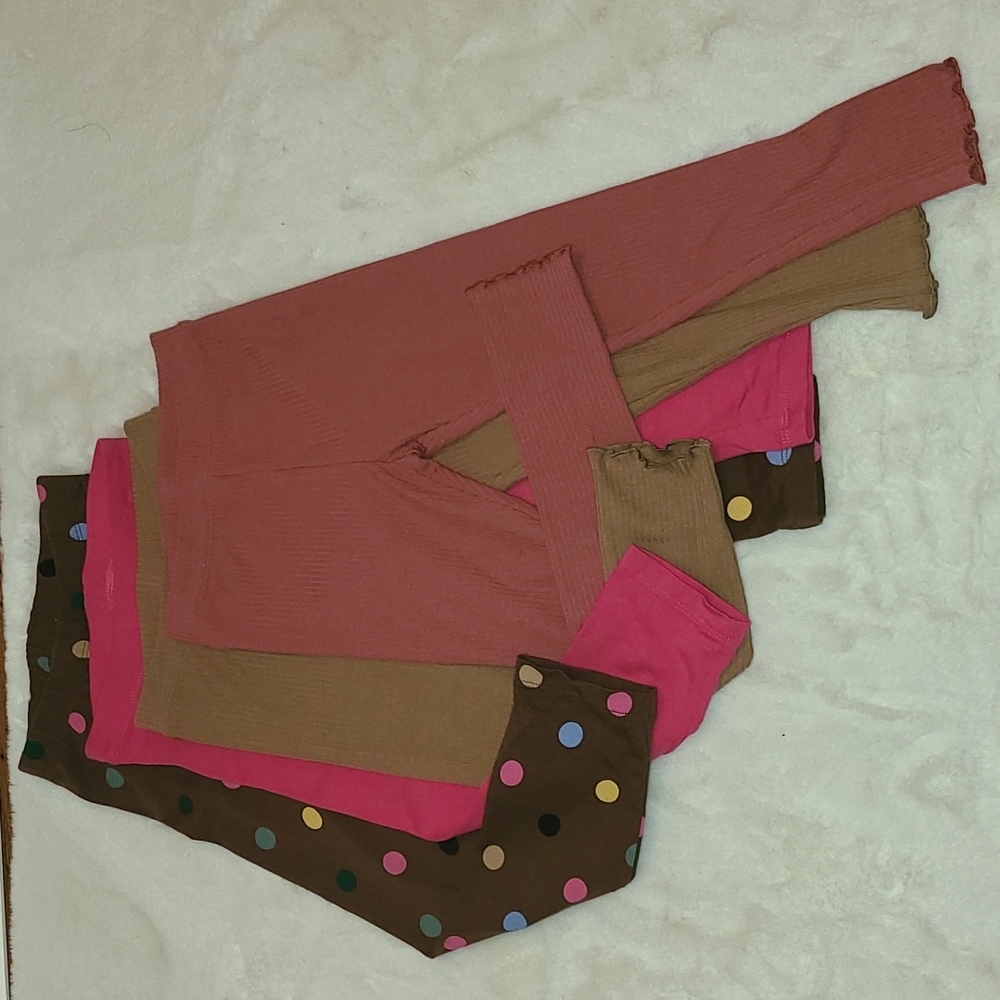 NWOT 4 Piece Multipack Toddler Girl Leggings | 4T | Gap Spotted Zebra Old Navy